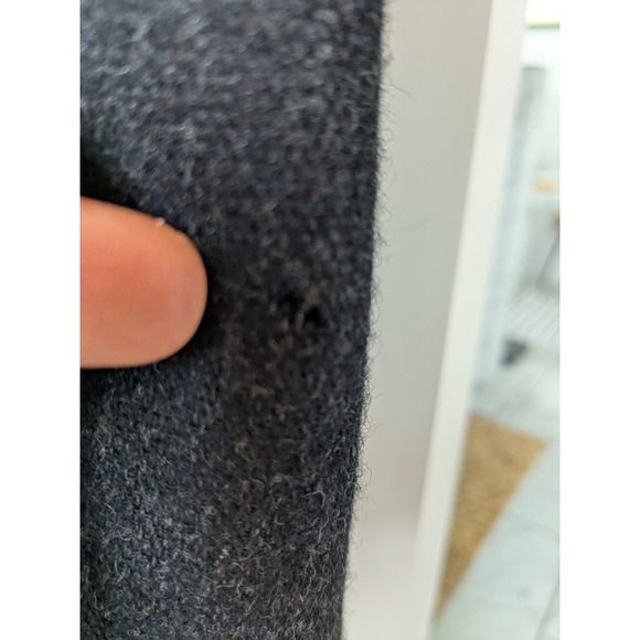 Christian Dior Monsieur Gray 100% Wool Double Breasted Overcoat USA 48R READ - Picture 11 of 16